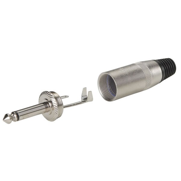 Main product image for Rean NYS225 1/4" Mono Plug Nickel For Speaker Cable 092-147
